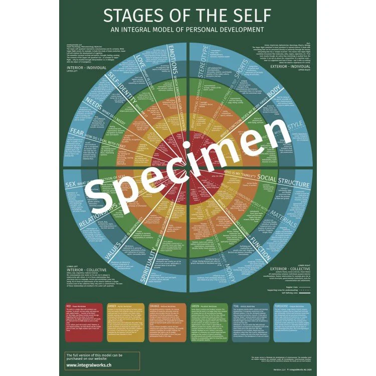 Self Inner Development Flowchart Integral Model Personal Development